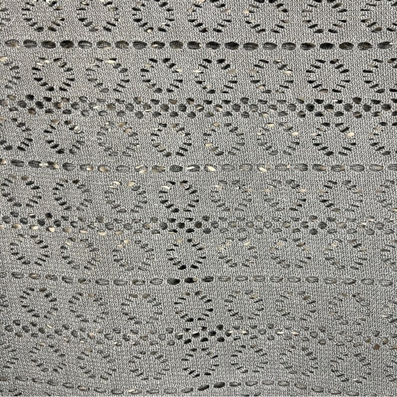 MEDIUM VINTAGE BLACK LACE SHORT SLEEVE SWIM TEE GOTH RETRO 90s STRETCH - Picture 4 of 7